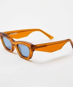 Afends Unisex Clementine - Sunglasses - Clear Orange