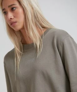 SALE Afends Womens Rise Above - Crew Neck - Beechwood