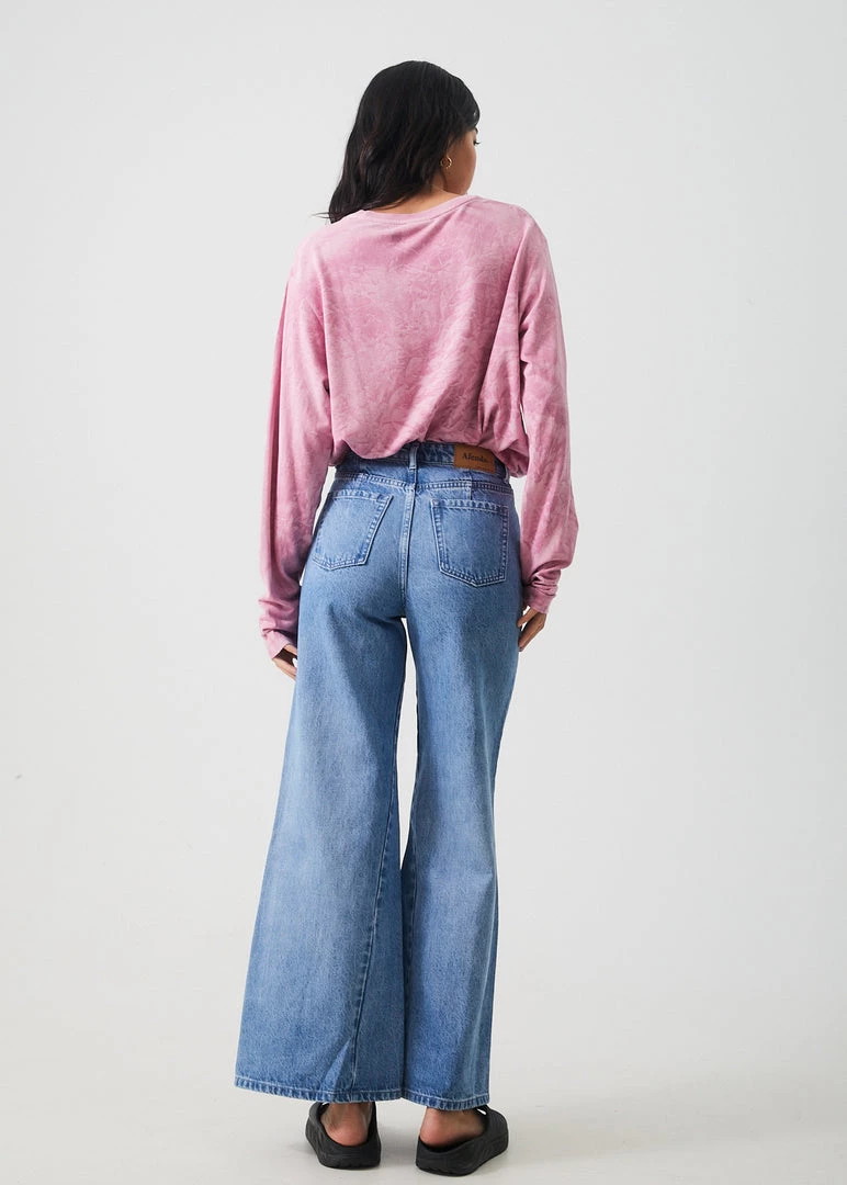 Afends Womens Evolve - Hemp Long Sleeve Tee - Smokey Lilac 4 Afends Womens Evolve - Hemp Long Sleeve Tee - Smokey Lilac