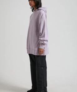 Afends Womens Revolve - Hemp Oversized Pull On Hood - Lilac SALE 8 Afends Womens Revolve - Hemp Oversized Pull On Hood - Lilac SALE
