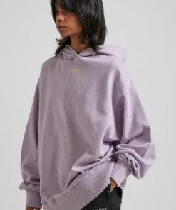 Afends Womens Revolve - Hemp Oversized Pull On Hood - Lilac SALE 9 Afends Womens Revolve - Hemp Oversized Pull On Hood - Lilac SALE