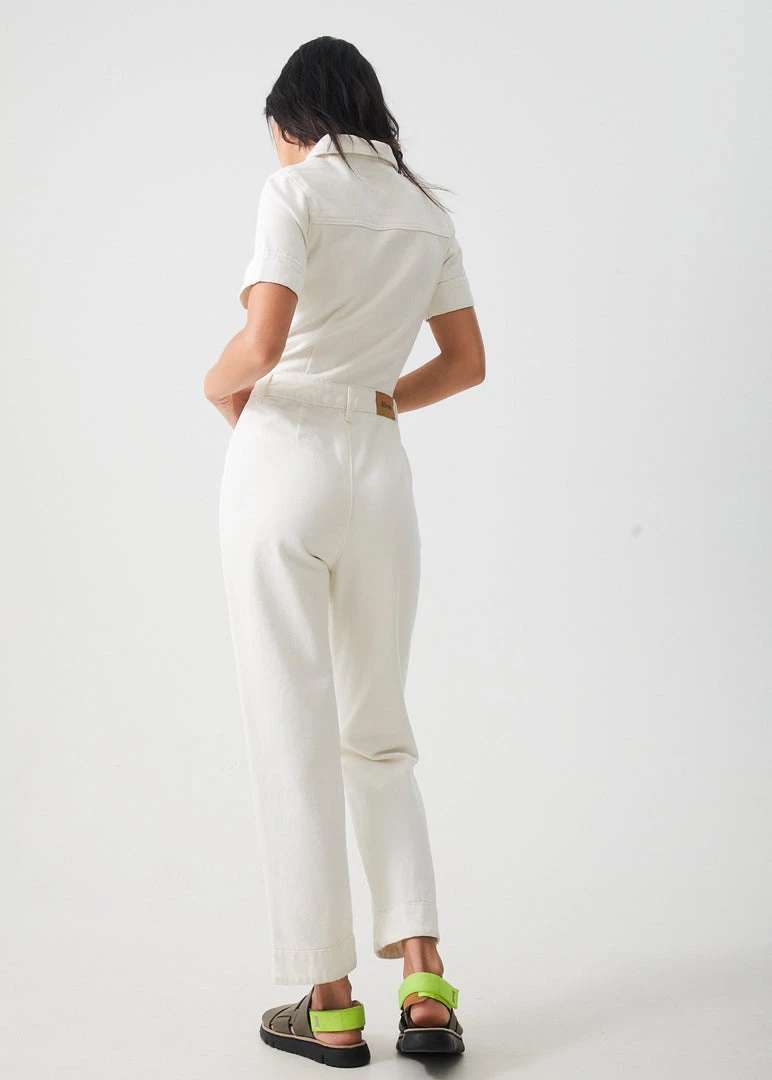 Afends Womens Zuri - Organic Denim Jumpsuit - Off White SALE 6 Afends Womens Zuri - Organic Denim Jumpsuit - Off White SALE