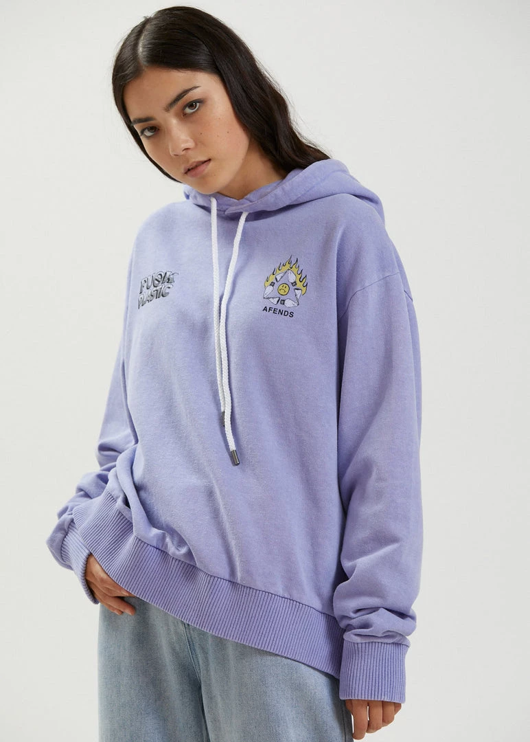 SALE Afends Unisex F*ck Plastic - Unisex Hemp Oversized Pull On Hood - Tulip 2 SALE Afends Unisex F*ck Plastic - Unisex Hemp Oversized Pull On Hood - Tulip