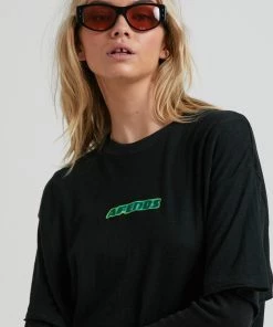 Afends Unisex Remember To Breathe - Unisex Hemp Oversized T-Shirt - Black Clothing 13 Afends Unisex Remember To Breathe - Unisex Hemp Oversized T-Shirt - Black Clothing