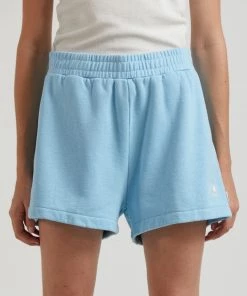 Clothing Afends Womens Dixie - Hemp Sweat Shorts - Sky Blue