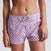 Afends Womens Carlo - Recycled Boardshorts - Candy Check Clothing