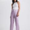 Clothing Afends Womens Carlo - Recycled Check Low Rise Suit Pants - Candy Check