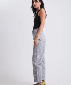 Afends Womens Cadet Shelby - Organic Denim Wide Leg Jeans - Camo 7 Afends Womens Cadet Shelby - Organic Denim Wide Leg Jeans - Camo
