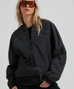 Afends Womens Sybil - Recycled Reversible Bomber Jacket - Jungle Green