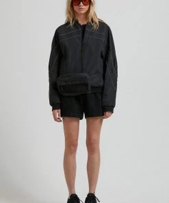 Afends Womens Sybil - Recycled Reversible Bomber Jacket - Jungle Green