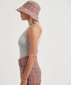 Afends Womens Lydia - Hemp Ribbed Singlet - Shadow Grey Marle RIBBED STAPLES