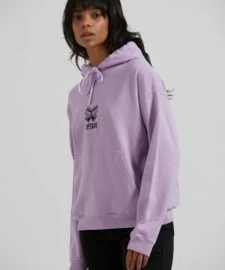 Afends Womens Little Dreamer - Hemp Graphic Hoodie - Orchid 8 Afends Womens Little Dreamer - Hemp Graphic Hoodie - Orchid