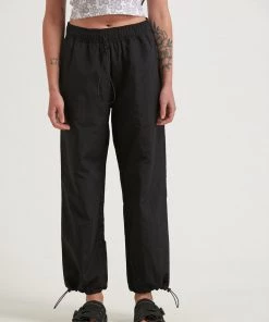 Clothing Afends Womens Octave - Recycled Spray Pants - Black