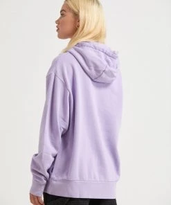 Afends Womens Tracks - Recycled Graphic Hoodie - Tulip