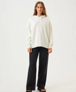 Afends Womens Dua - Recycled Hoodie - Off White 7 Afends Womens Dua - Recycled Hoodie - Off White