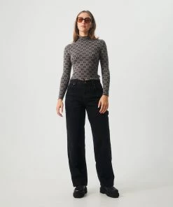 Afends Womens Lois - Recycled Long Sleeve Top - Steel 11 Afends Womens Lois - Recycled Long Sleeve Top - Steel