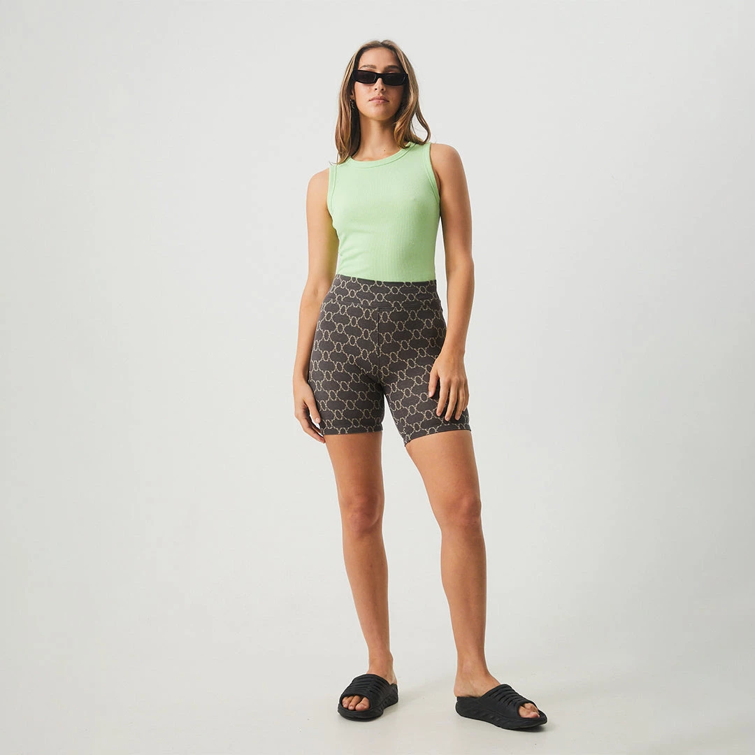 NEW ARRIVALS Afends Womens Lois - Recycled Bike Shorts - Steel 6 NEW ARRIVALS Afends Womens Lois - Recycled Bike Shorts - Steel