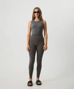 Afends Womens Milla - Hemp Ribbed Singlet - Steel