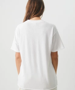 NEW ARRIVALS Afends Womens Elation - Hemp Oversized T-Shirt - White