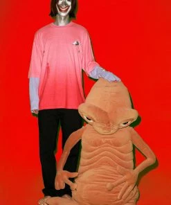 Clothing Afends Unisex Galaxy - Unisex Hemp Oversized Graphic T-Shirt - Sunrise