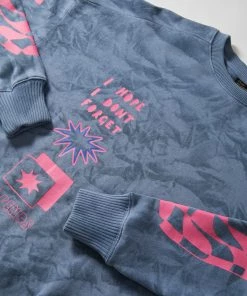 Afends Womens All Or Nothing - Hemp Slouchy Crew - Storm 11 Afends Womens All Or Nothing - Hemp Slouchy Crew - Storm